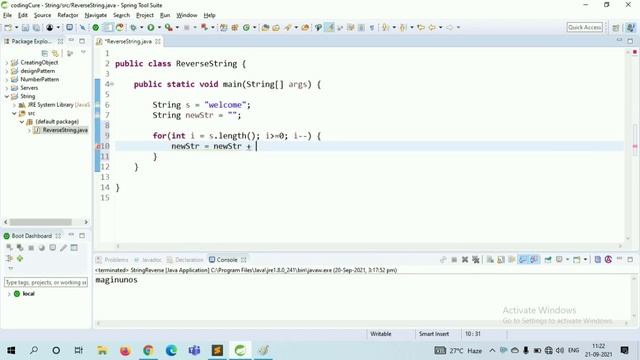 How to reverse a string in java. || Part - 1 смотреть онлайн