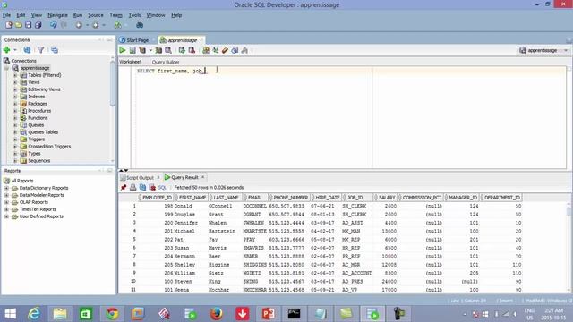Administration de base de données Oracle - 10 - La concaténation смотреть онлайн