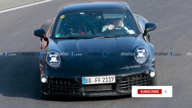 Porsche 911 Hybrid Spied With Extra Lights At The 'Ring And In Sweden смотреть онлайн