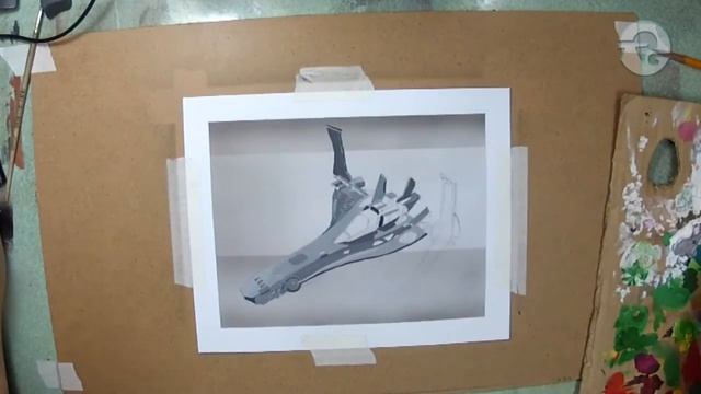 Spaceship Speed Painting- by Trasher смотреть онлайн