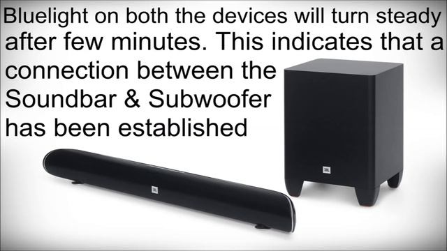 JBL SB250 Wireless Soundbar - Pairing and Setup смотреть онлайн
