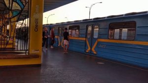 Киевский метрополитен. Станция метро Лесная.