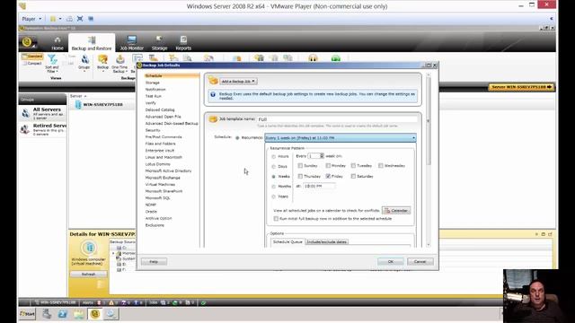 How to change job defaults in Backup Exec 15 смотреть онлайн