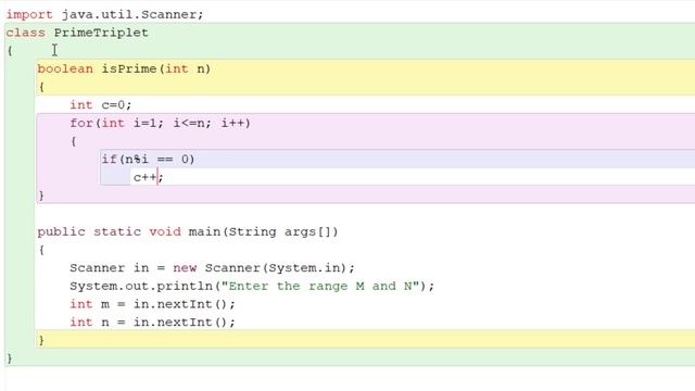 Prime Triplet in Java | ICSE ISC Computer | Important java programs смотреть онлайн