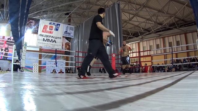 Чемпионат СЗФО по ММА г. Калининград. 2016 год. Каминский Сергей  - Сибаков Евгений  (93+ кг)