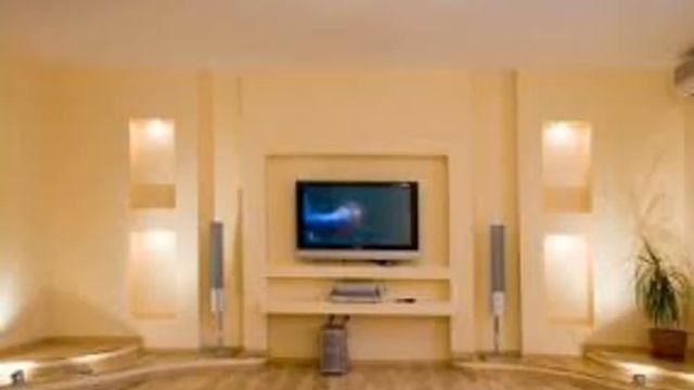 30+ примеров дизайна ниши для телевизора из гипсокартона и дерева смотреть онлайн