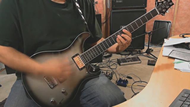 Stemm - Face The Pain guitar cover HQ Audio (Bogner Ecstasy clone pedal) смотреть онлайн