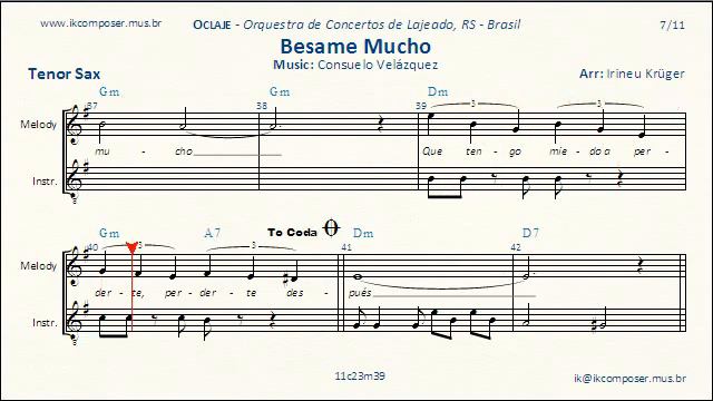 Besame Mucho ( Tenor SAX ) смотреть онлайн