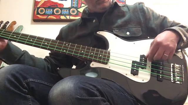 2000 Squier Precision Bass Standard Series PJ Special Black Metallic Flake Finish Indonesia смотреть онлайн