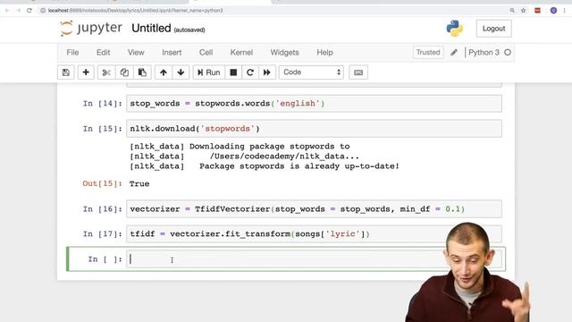 Analyze song lyrics with Python смотреть онлайн