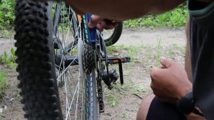Быстрая настройка заднего переключателя велосипеда.