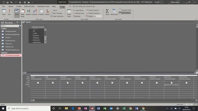 How to create select queries, date queries and parameter queries in Microsoft Access смотреть онлайн
