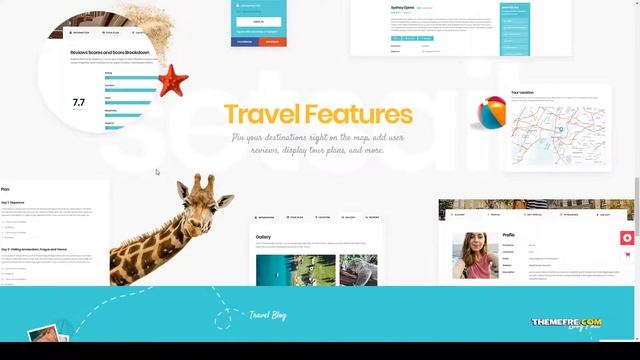 SetSail - Travel Agency Theme trip booking travel theme Tina смотреть онлайн