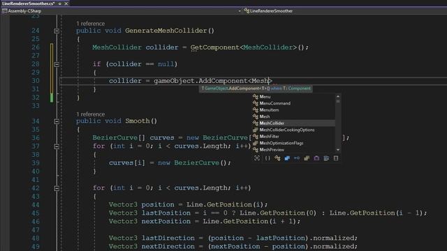 How to Generate Colliders for Line Renderers | Unity Tutorial смотреть онлайн