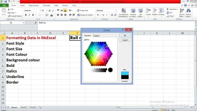 #Excel_series Ms Excel font formatting смотреть онлайн