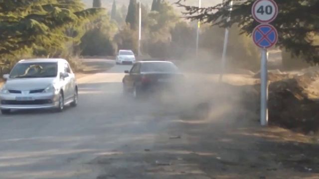 BMW E34 crazy drift georgia ?? Tbilisi 2.8 turbo 400+ hp смотреть онлайн