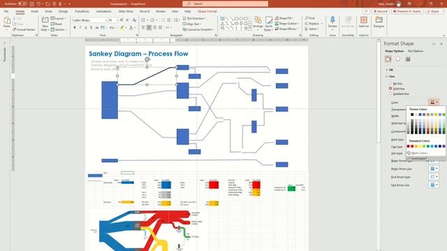 Creating Sankey Diagrams in PowerPoint and Excel: Easy Step-by-Step Guide смотреть онлайн