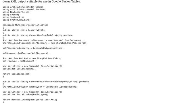 GIS: C# / .NET library for converting GeoJson to KML (2 Solutions!!) смотреть онлайн