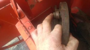 Ремонт вязального аппарата, пресс подборщик Sipma.