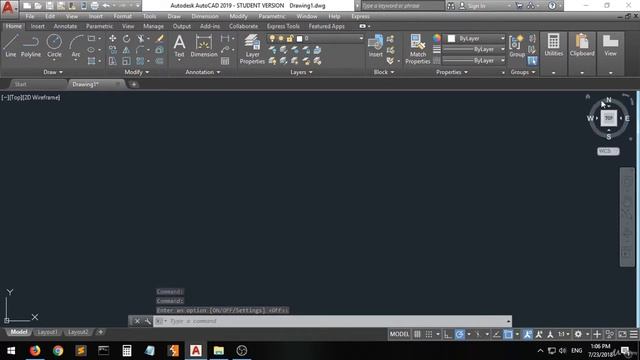 AutoCAD 2019 - Studying User Interface (Lesson 1) HD смотреть онлайн