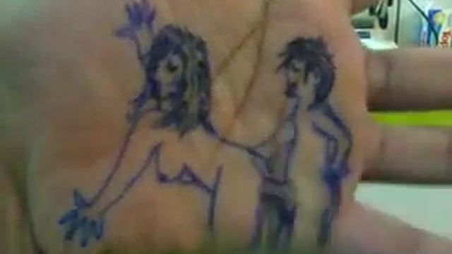 как рисовать на ладонь? смотреть онлайн