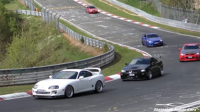 Toyota Supra's At The Nürburgring 2017 Compilation!