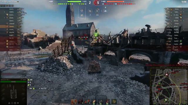 WoT Отличное Советское ПТ СУ-100М1 даже в стоке на фулл-ББ набивает урон и танкует смотреть онлайн