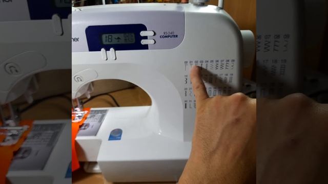 Швейная машина Brother RS240, Sewing machine Brother RS 240, Nähmaschine Brother RS 240 смотреть онлайн