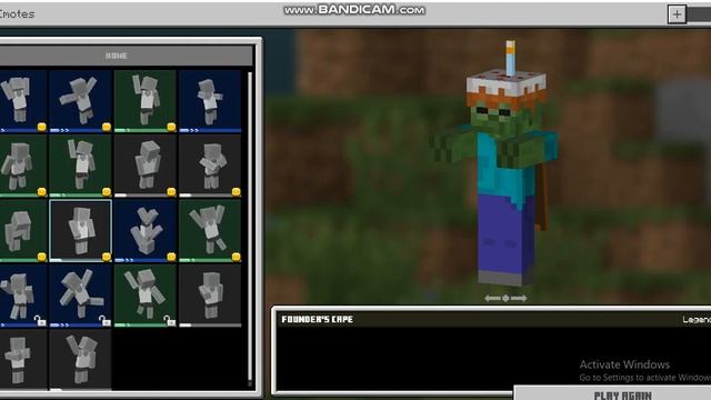 Minecraft BE 1.16.20 Unlock all Emotes For Free смотреть онлайн