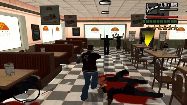 Gta San Andreas: The Well Wacked Pizzeria's Rampage/Massacre 6 Stars смотреть онлайн