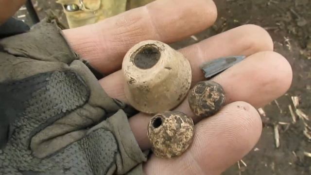 Свинцовые скифские прясла и скифский наконечник стрелы. "семечка". смотреть онлайн