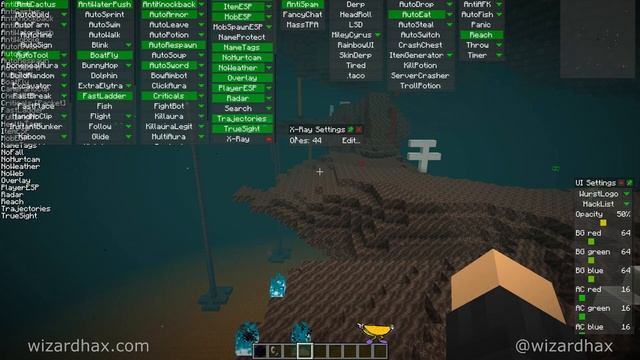 Minecraft - WURST 1.18.x Hacked Client - Minecraft 1.18 Cheat Mod Utility Client - WiZARD HAX смотреть онлайн