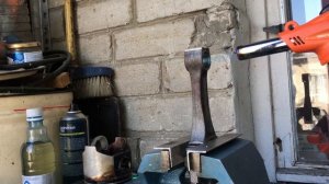 Запрессовка поршневых пальцев на горячую, эксперимент.