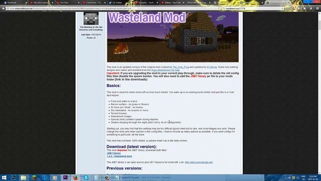 ★ Minecraft: How to install Wasteland 1.7.10 Mod смотреть онлайн