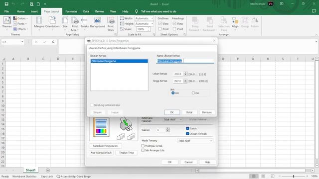 Cara Menambahkan Ukuran Kertas F4 Di Excel | Tutorial Excel Pemula смотреть онлайн