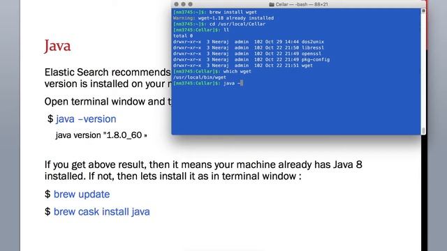 2.5 ElasticSearch Training - Check Java Version installed on your machine for hands on exercises смотреть онлайн