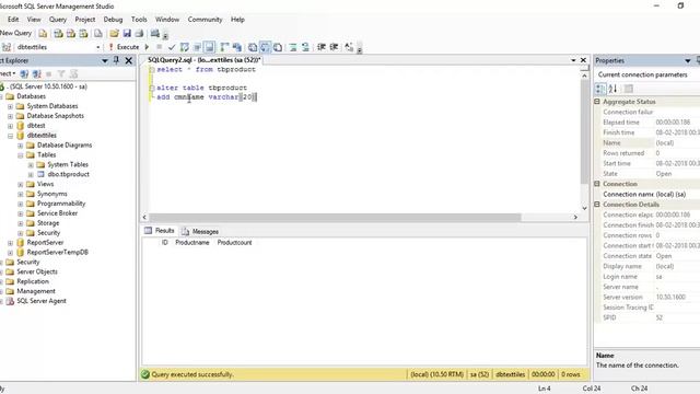 Part 7: How to add new column in exist table Tamil смотреть онлайн