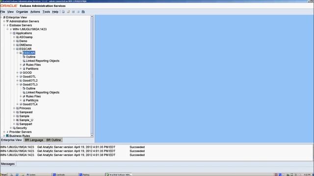 How to load data using Essbase Administration Services смотреть онлайн