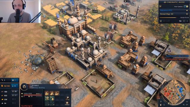 Late Game is SOLVED| Nakamura (Dehli Sultinate) vs NyanRacingCat (Rus) #ageofempires #aoe4 #cast смотреть онлайн