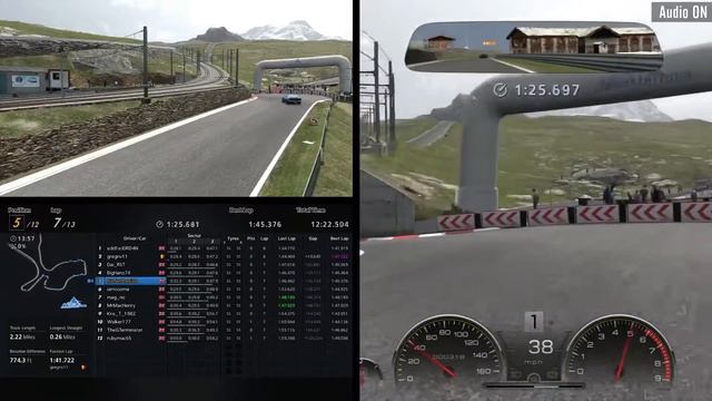 Gran Turismo 6 - League #13 - Ford Mustang Mach 1 '71 - Matterhorn Rotenboden смотреть онлайн