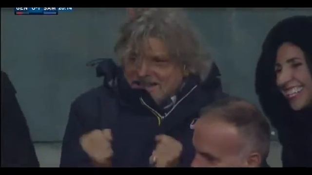 Roberto Soriano Goal - Genoa 0-1 Sampdoria - 05-01-2016 смотреть онлайн