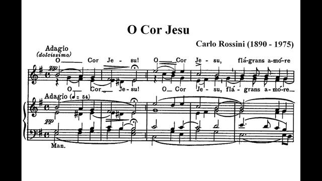 Rossini, Carlo (1890 - 1975) O Cor Jesu. смотреть онлайн