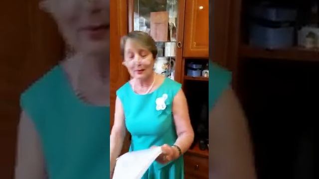 Н. И. Высторопец читает свое стихотворение "Пушкин наш кумир", посвященное А.С. Пушкину. смотреть онлайн