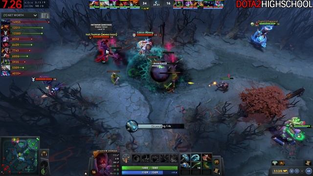 MIRACLE Spectre VS DAXAK Chaos Knight - Epic Late Game Monster Battle 7.26 Dota 2 смотреть онлайн