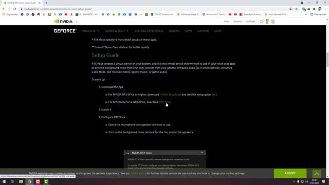 Nvidia RTX Voice Mikrofon Dip Sesten Kurtulma смотреть онлайн