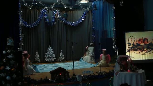Рождество МКОУ Рамонская СОШ №2 танец ангелов смотреть онлайн
