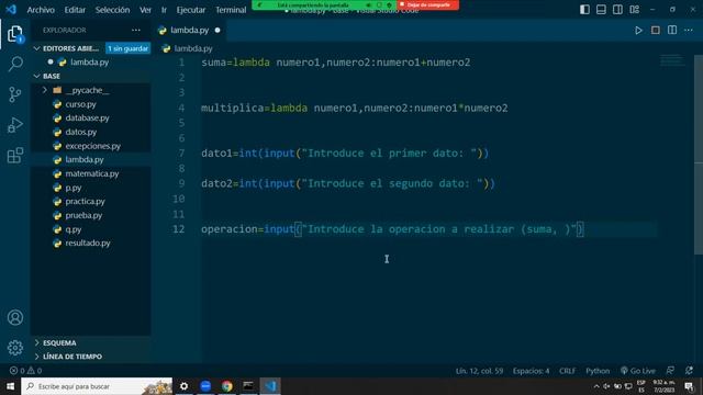 Lambda con PYTHON смотреть онлайн