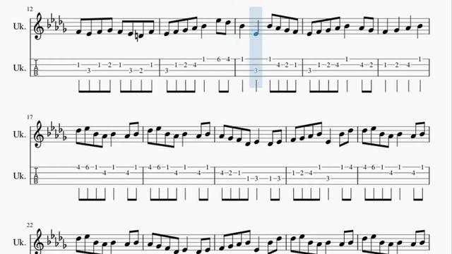 Ukulele Tab: How to play Bad Apple (Touhou) by nomico смотреть онлайн