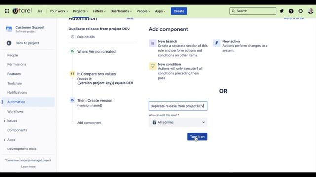 JIRA Automation: shared releases смотреть онлайн