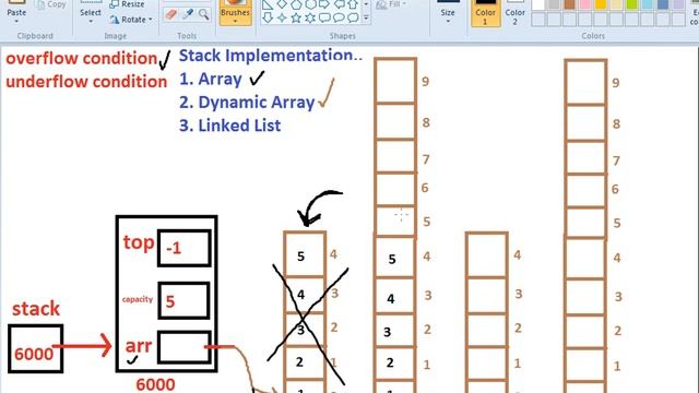 stack data structure | stack implementation using dynamic array |understanding push and pop | part смотреть онлайн